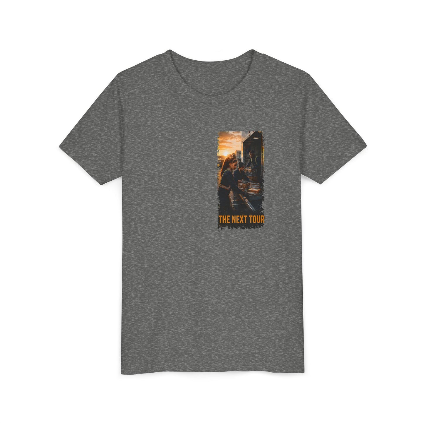 Postal Music — The Next Tour Youth T-Shirt — Color Group 1 of 2
