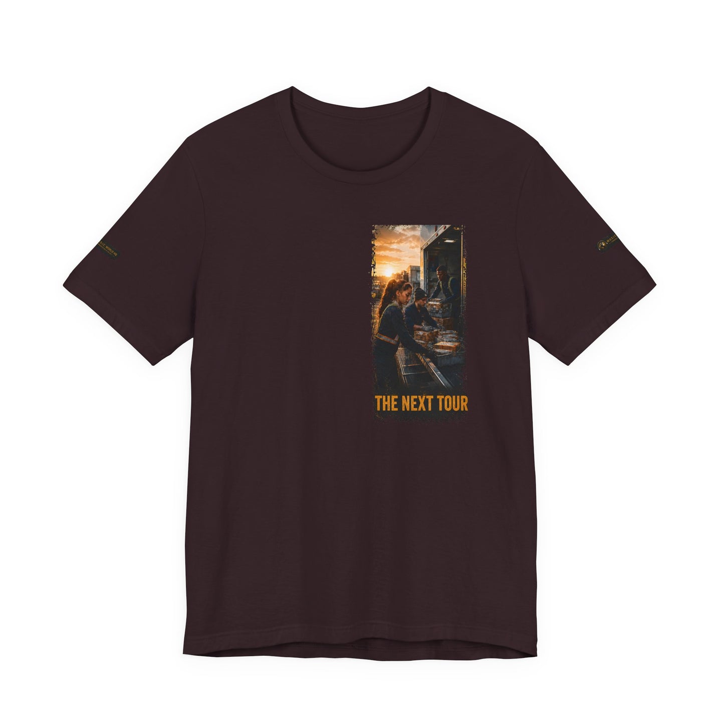 Postal Music — The Next Tour Premium Unisex T-Shirt — Color Group 9 of 11