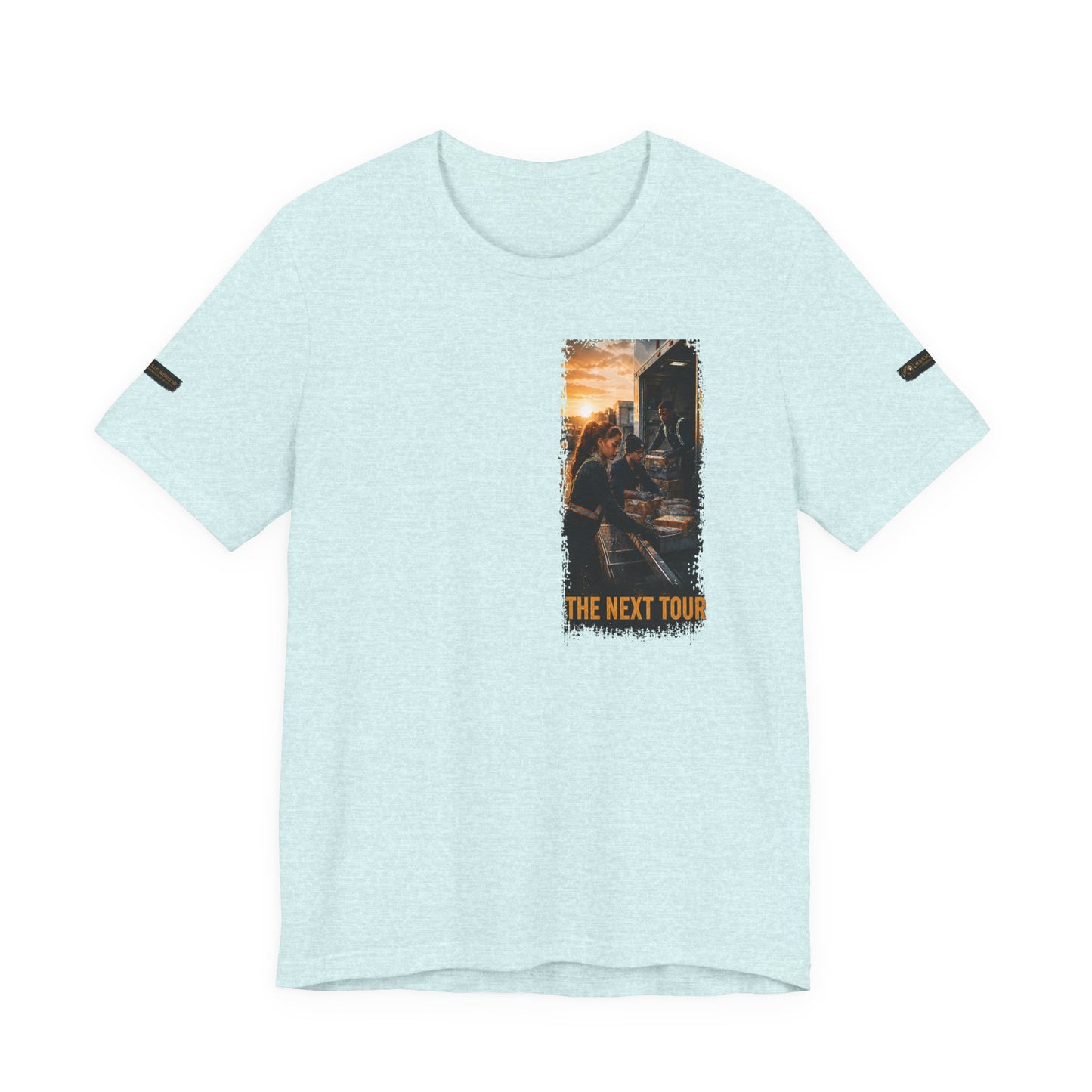 Postal Music — The Next Tour Premium Unisex T-Shirt — Color Group 6 of 11