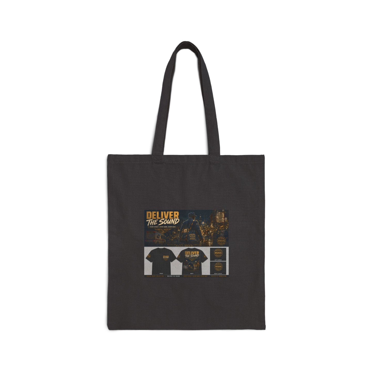 Postal Music — Deliver the Sound — Canvas Tote