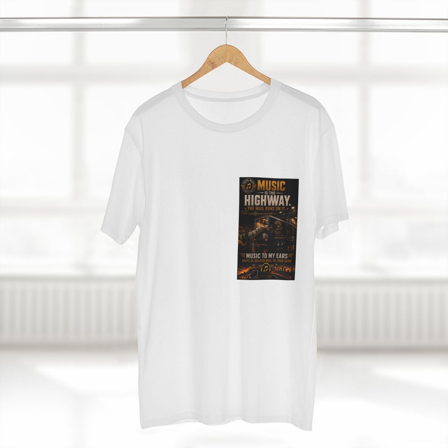 Postal Music — Music Is the Highway — Streetwear T-Shirt