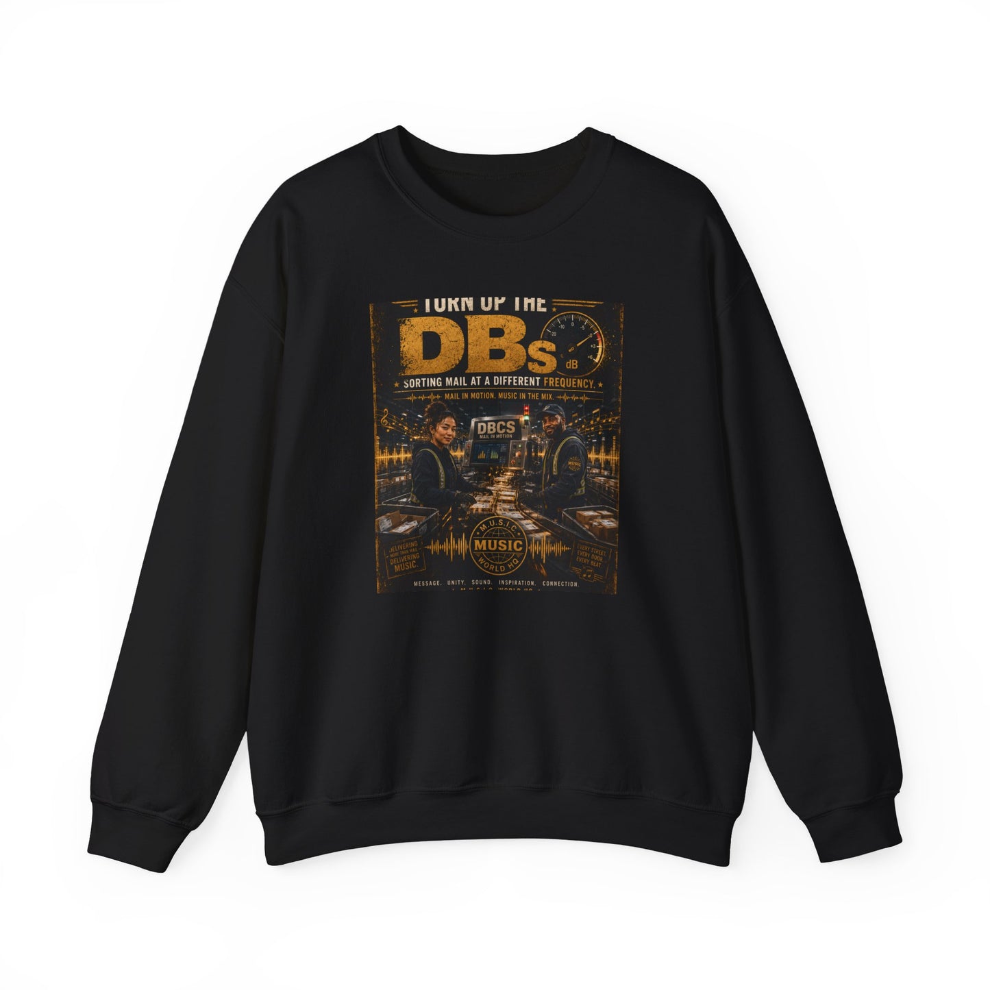 Turn Up the DBs — Men's Crewneck Sweatshirt (Jogger Set Top)