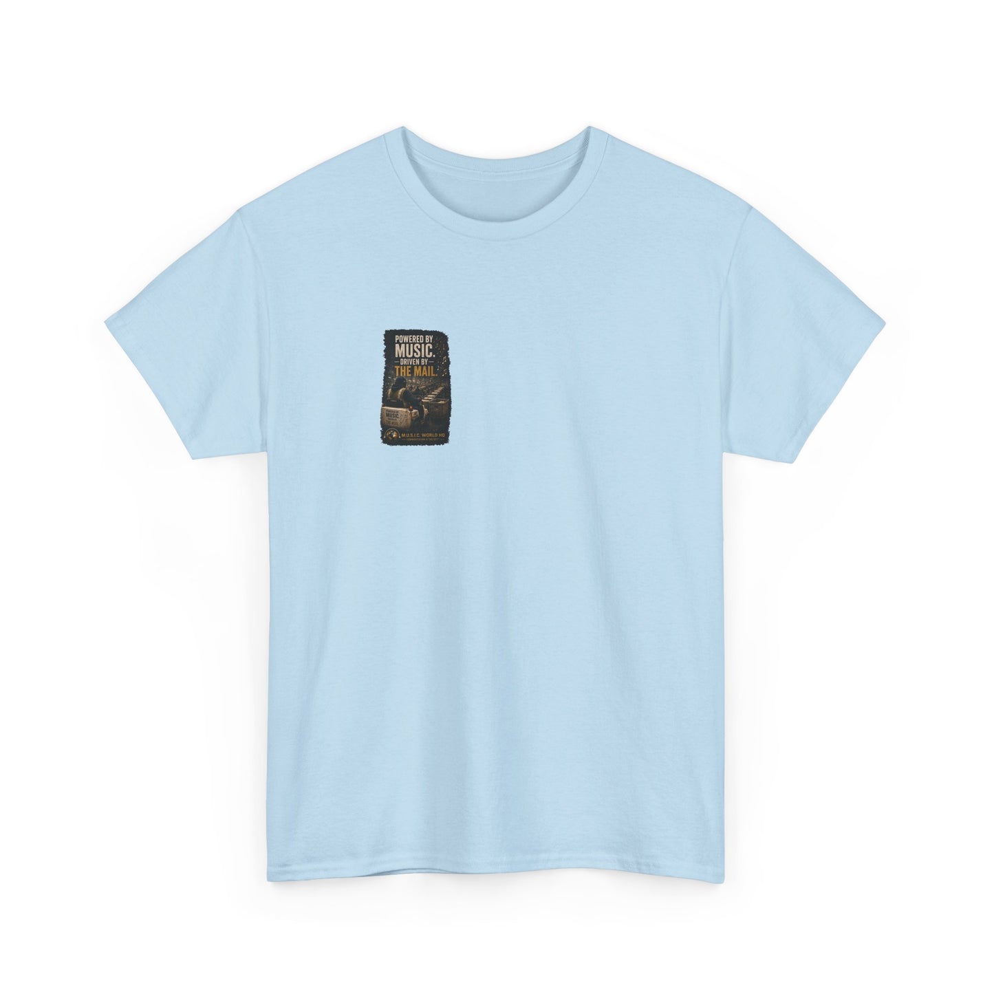 Postal Music - Powered by Music Premium T-Shirt - Colorways C
