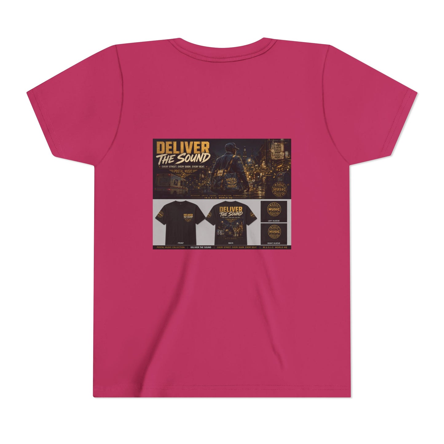 Postal Music — Deliver the Sound — Youth T-Shirt