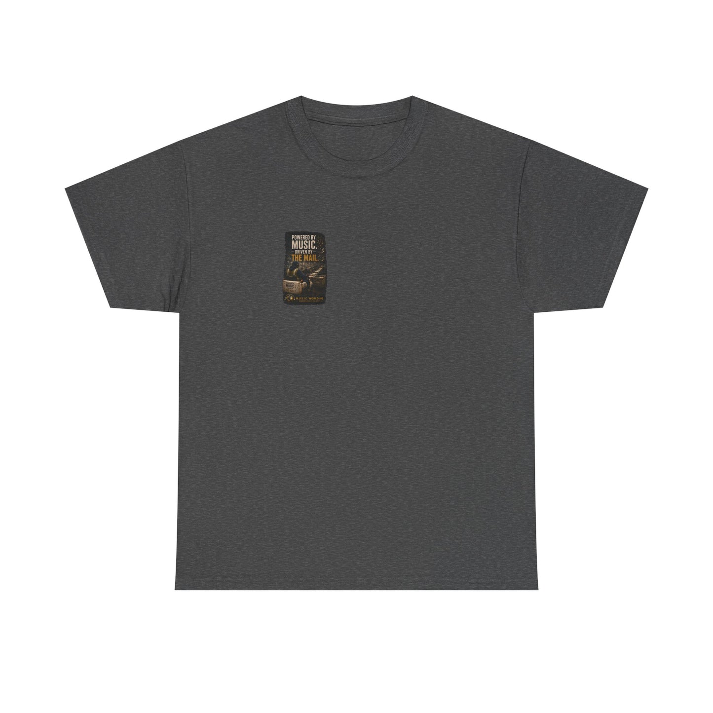 Postal Music - Powered by Music Premium T-Shirt - Colorways B