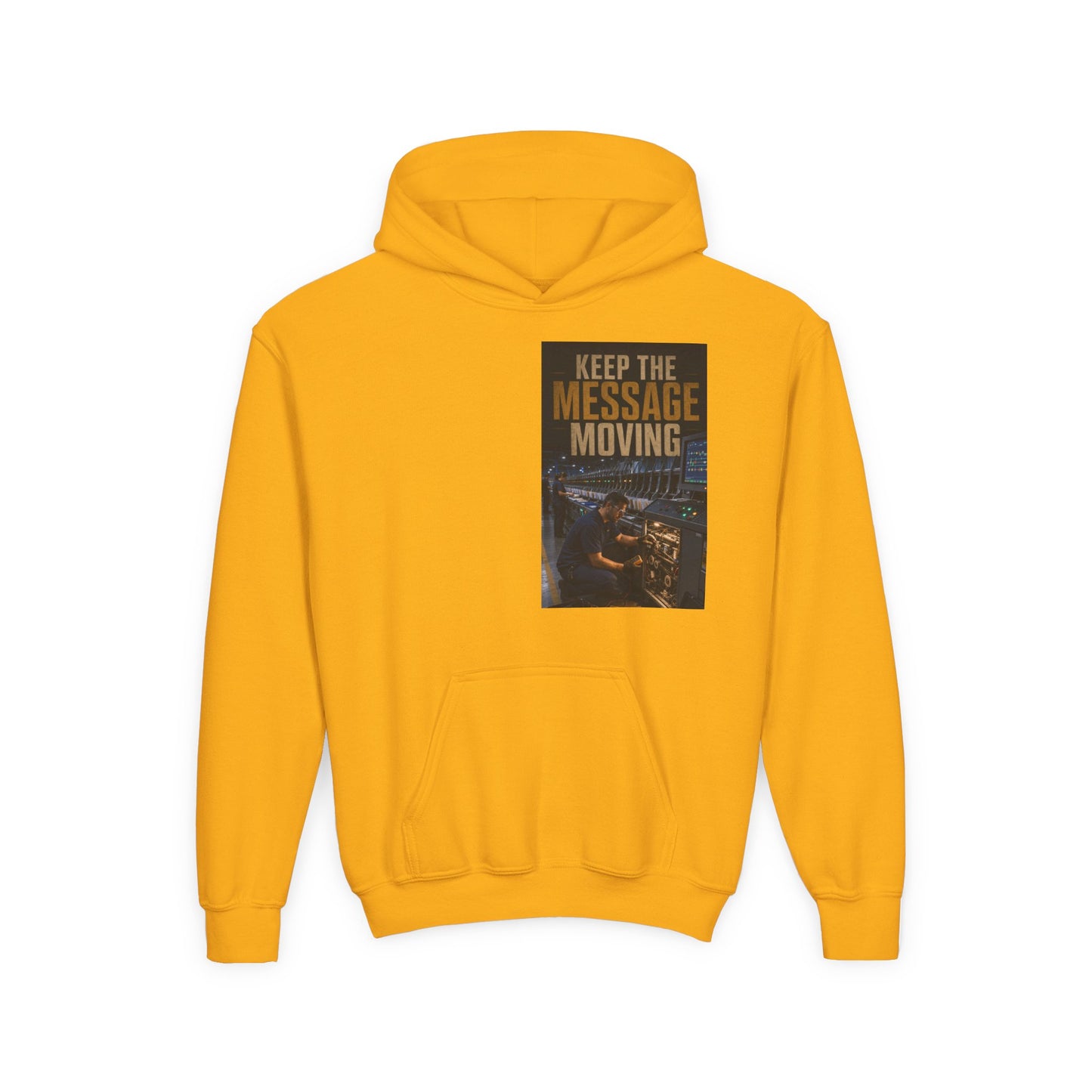 Postal Music — Keep the Message Moving — Youth Hoodie