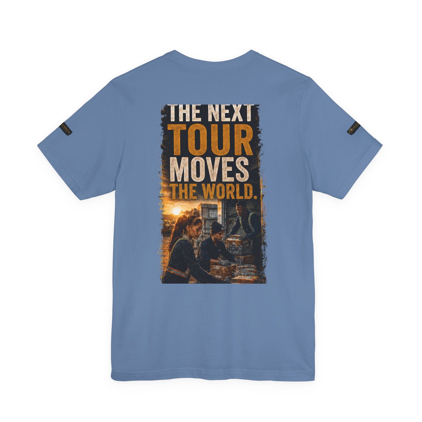 Postal Music — The Next Tour Premium Unisex T-Shirt — Color Group 7 of 11