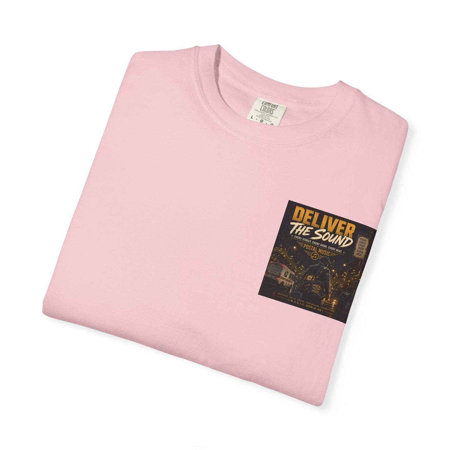 Postal Music — Deliver the Sound — Garment-Dyed T-Shirt