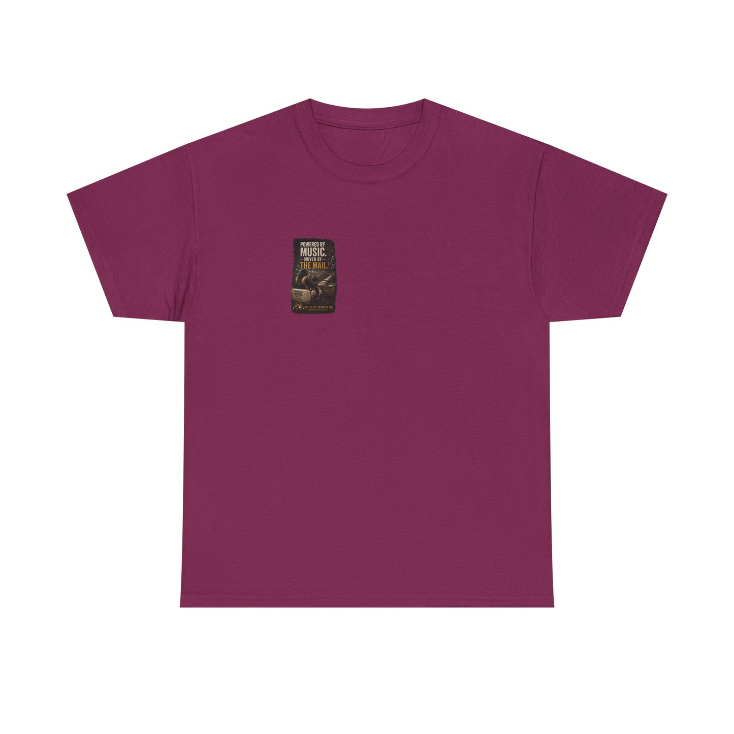 Postal Music - Powered by Music Premium T-Shirt - Colorways A