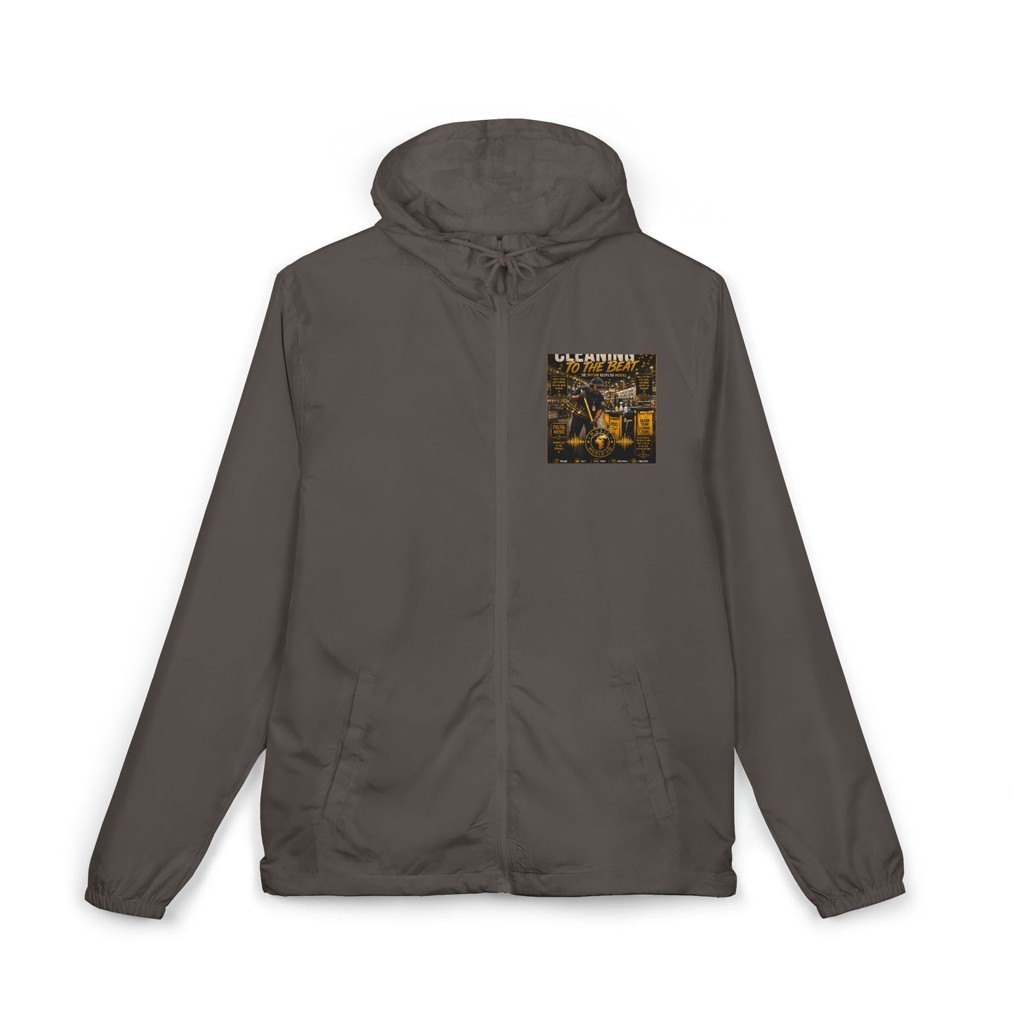 Cleaning to the Beat — Athletic Track Jacket