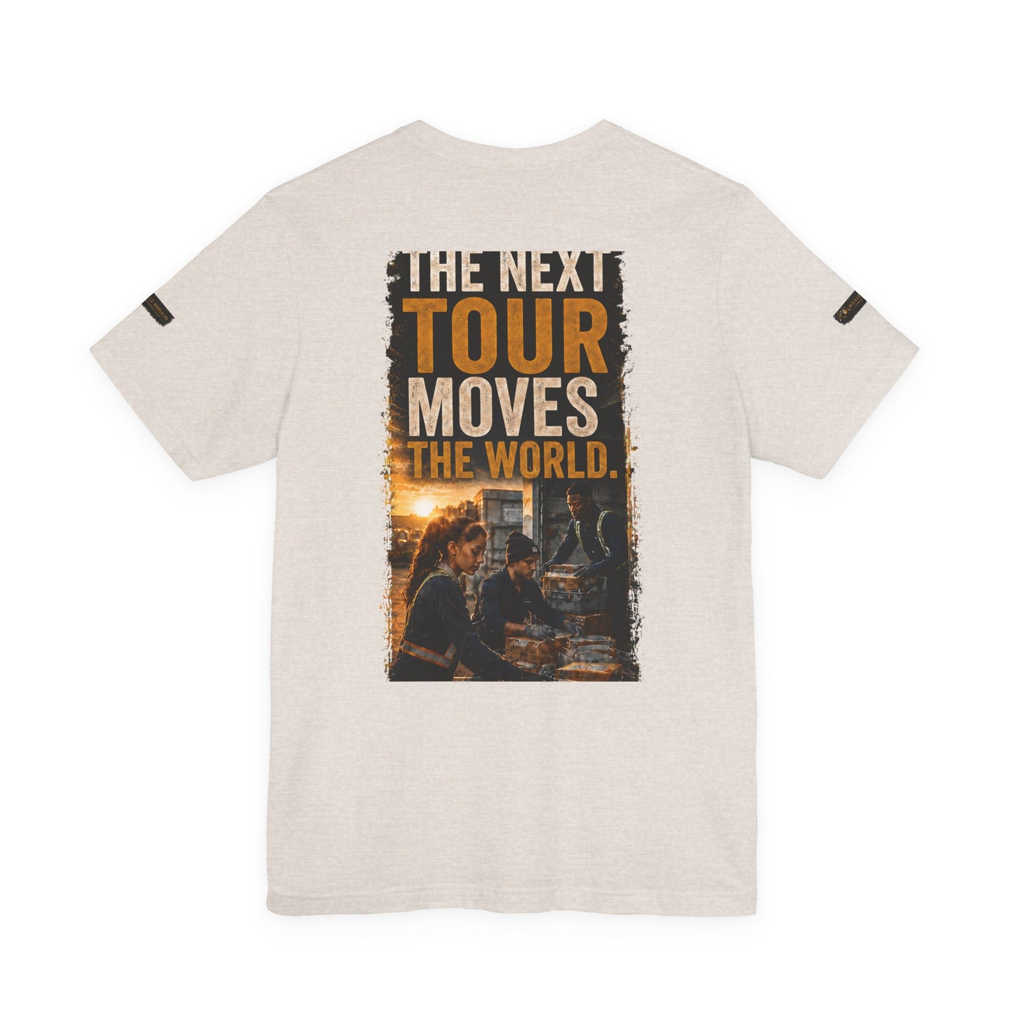Postal Music — The Next Tour Premium Unisex T-Shirt — Color Group 4 of 11