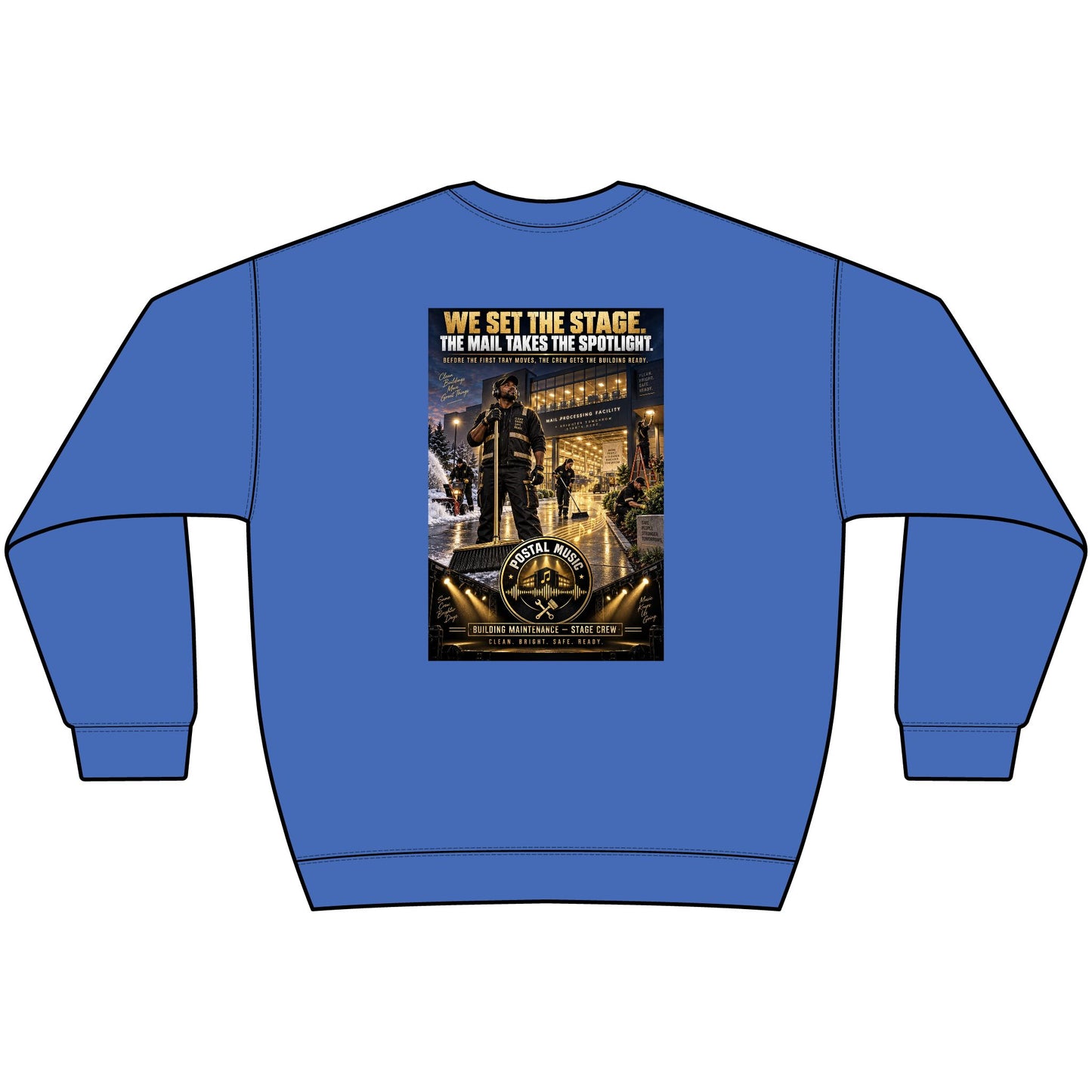 Postal Music - We Set the Stage - Heavyweight Crewneck Sweatshirt