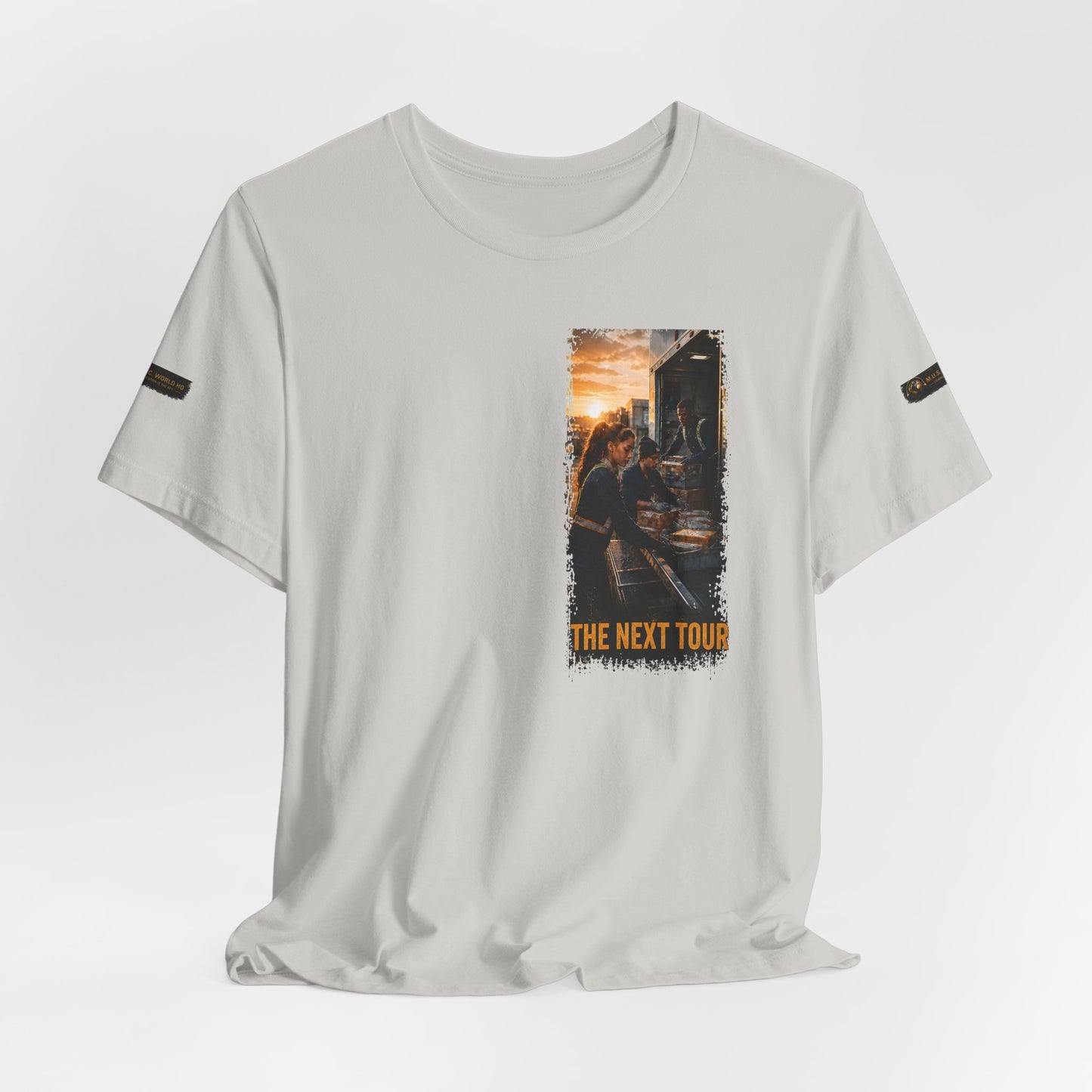 Postal Music — The Next Tour Premium Unisex T-Shirt — Color Group 9 of 11