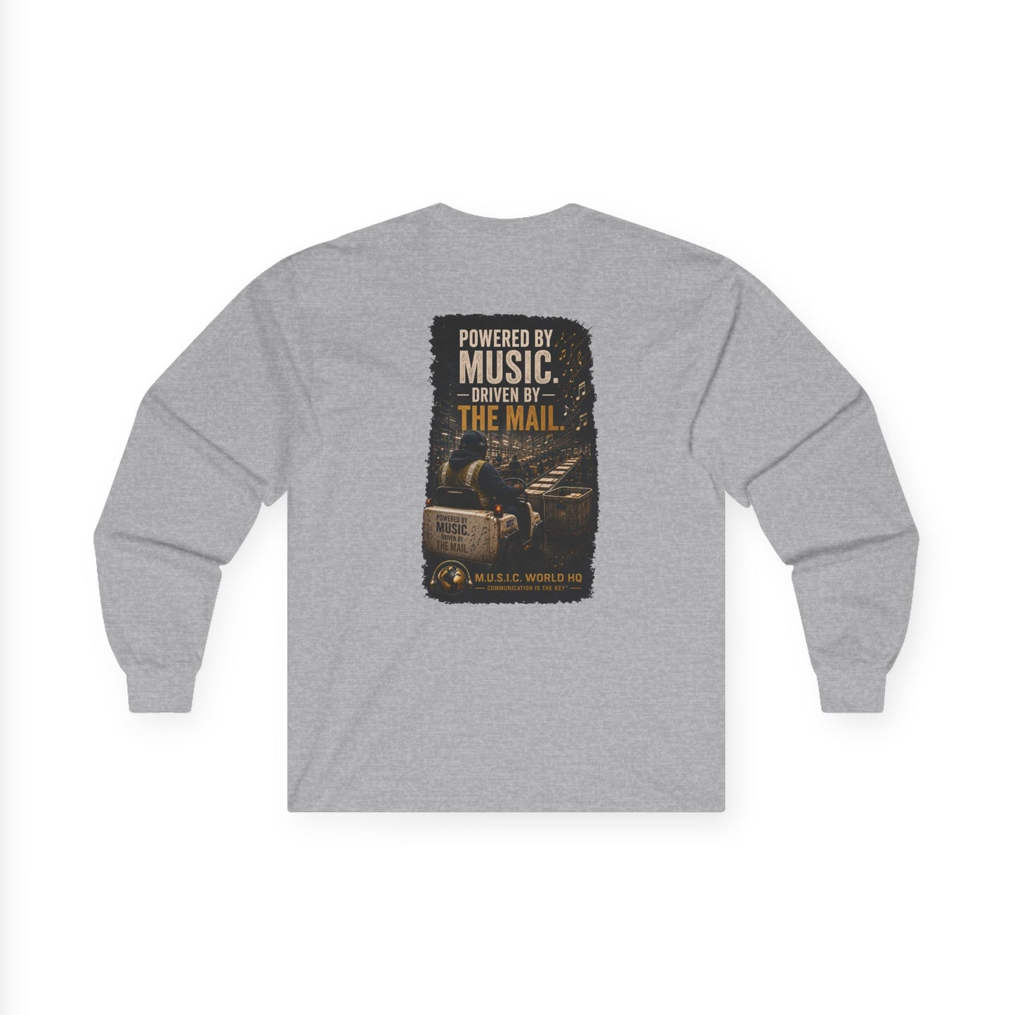 Postal Music - Powered by Music Long Sleeve Tee - Colorways B