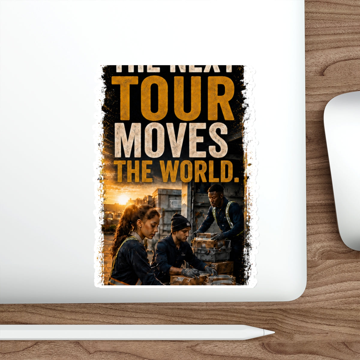 Postal Music — The Next Tour Die-Cut Sticker