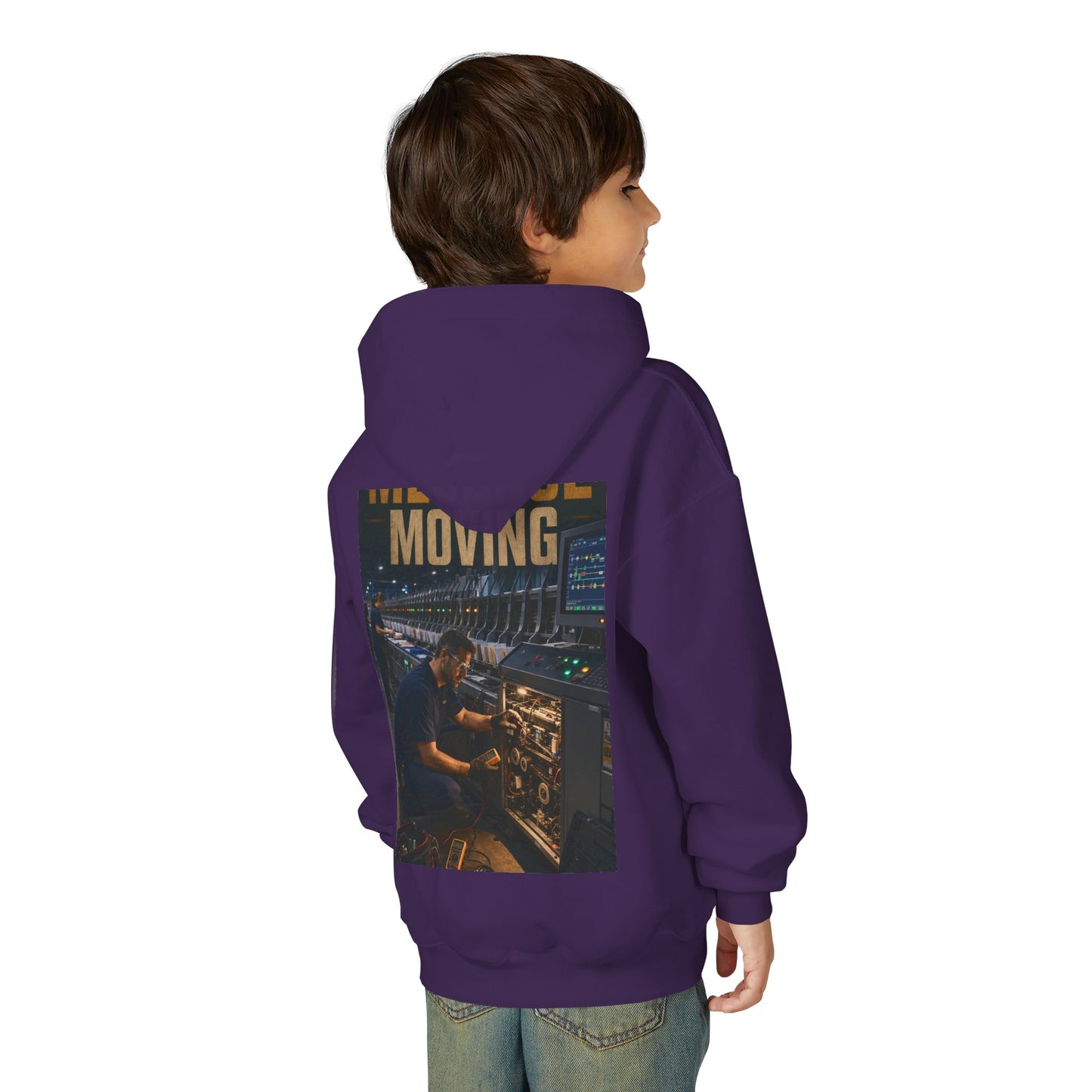 Postal Music — Keep the Message Moving — Youth Hoodie