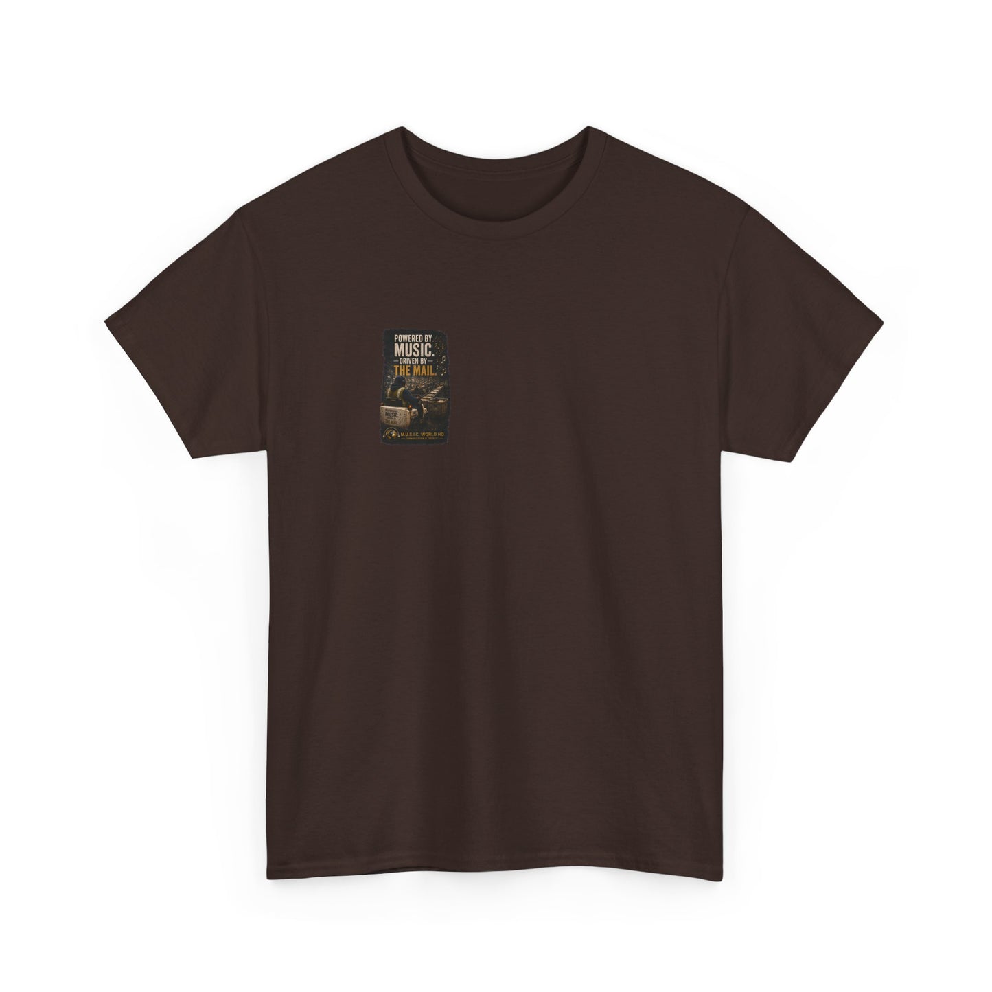 Postal Music - Powered by Music Premium T-Shirt - Colorways B