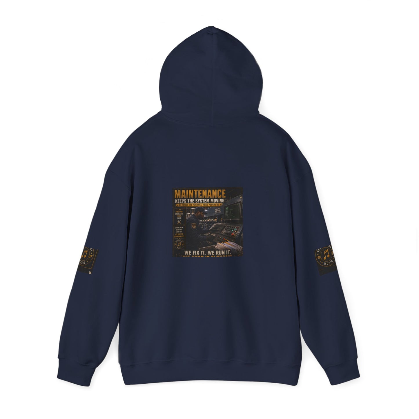 Postal Music — Maintenance Keeps the System Moving — Core Pullover Hoodie
