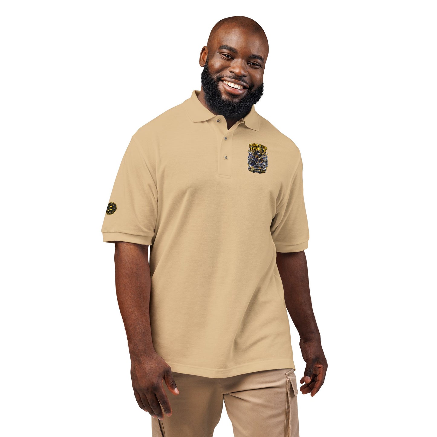 Postal Music - Turn It Up to Level 7 - Unisex Polo Shirt