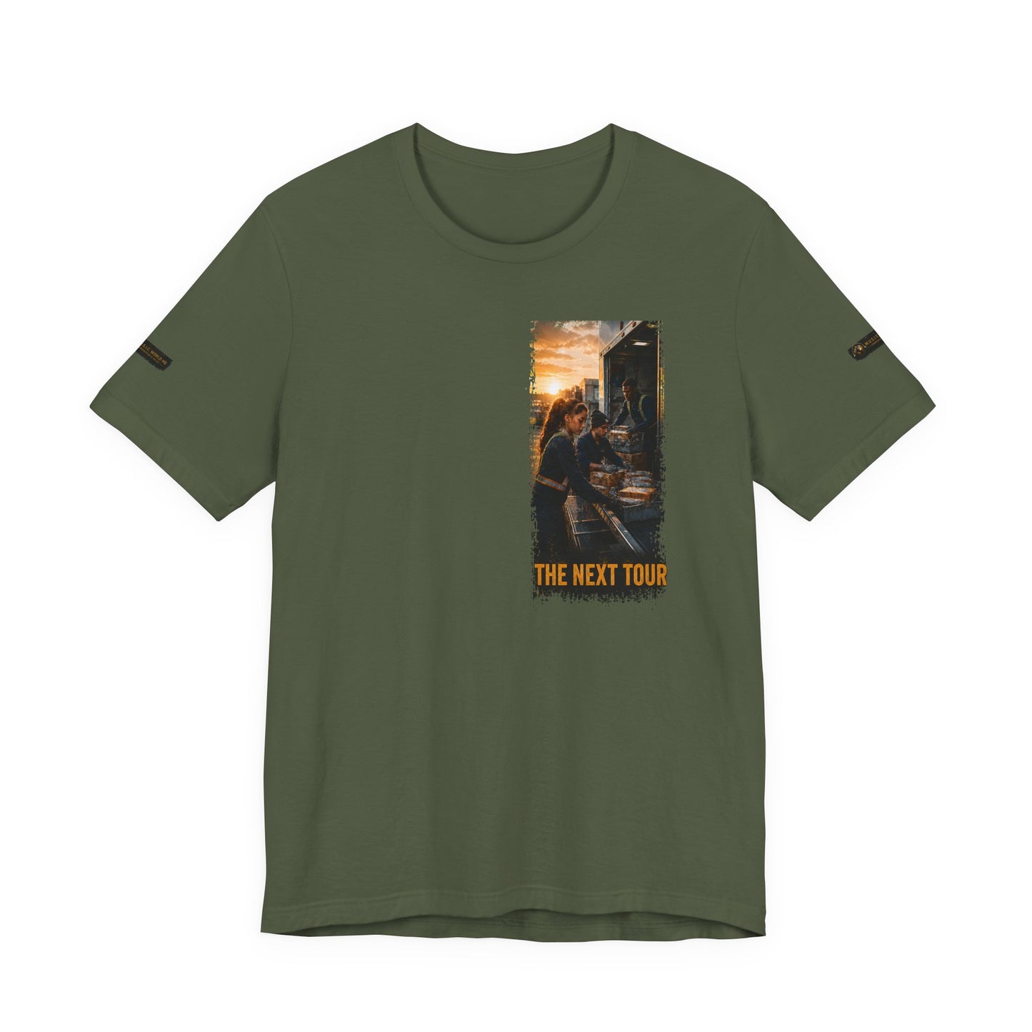 Postal Music — The Next Tour Premium Unisex T-Shirt — Color Group 8 of 11
