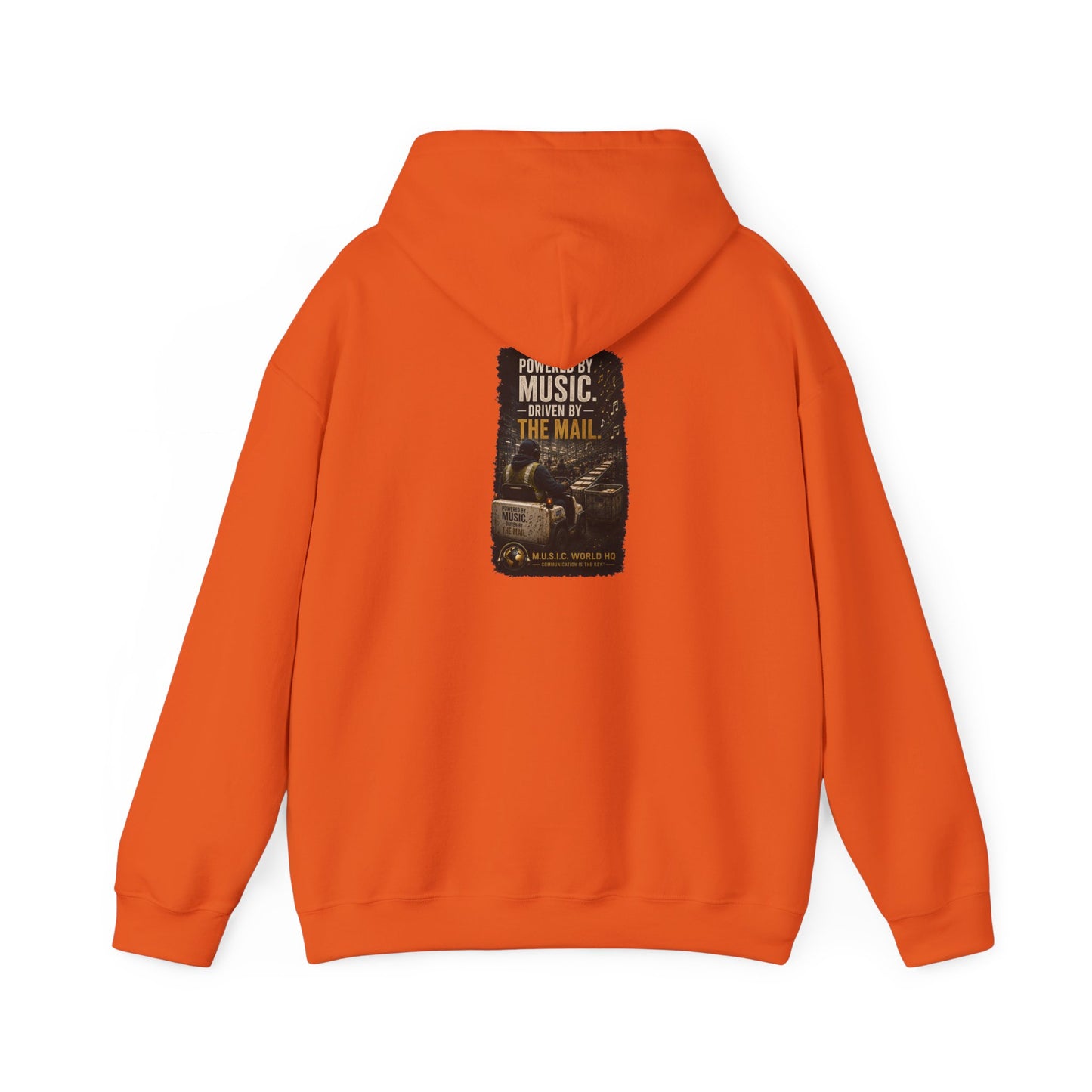Postal Music - Powered by Music Hoodie - Colorways C