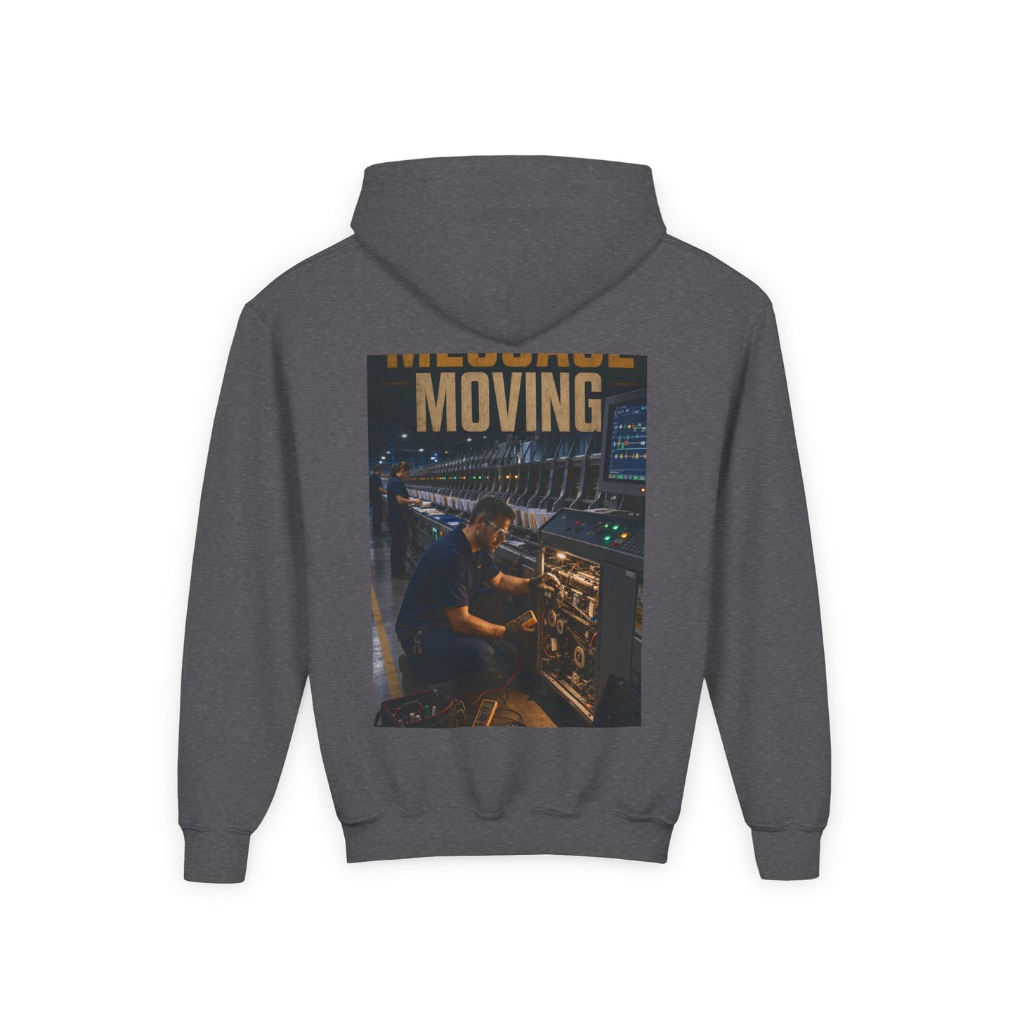 Postal Music — Keep the Message Moving — Youth Hoodie