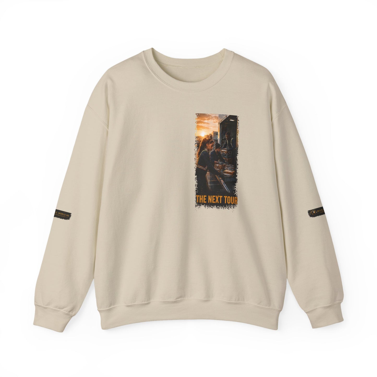 Postal Music — The Next Tour Core Crewneck Sweatshirt — Color Group 3 of 3