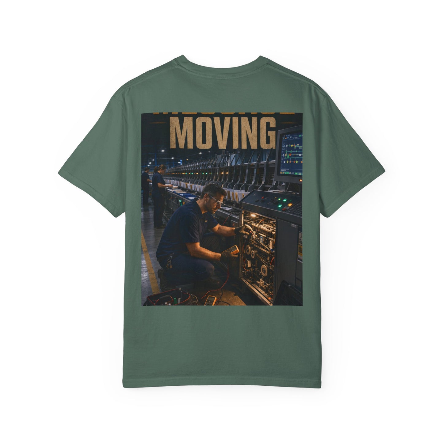 Postal Music — Keep the Message Moving — Garment-Dyed T-Shirt