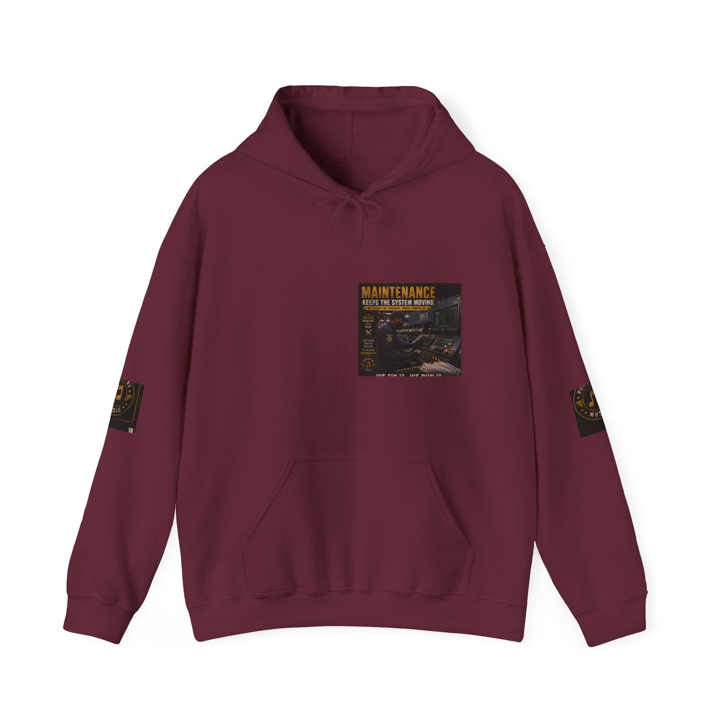 Postal Music — Maintenance Keeps the System Moving — Core Pullover Hoodie