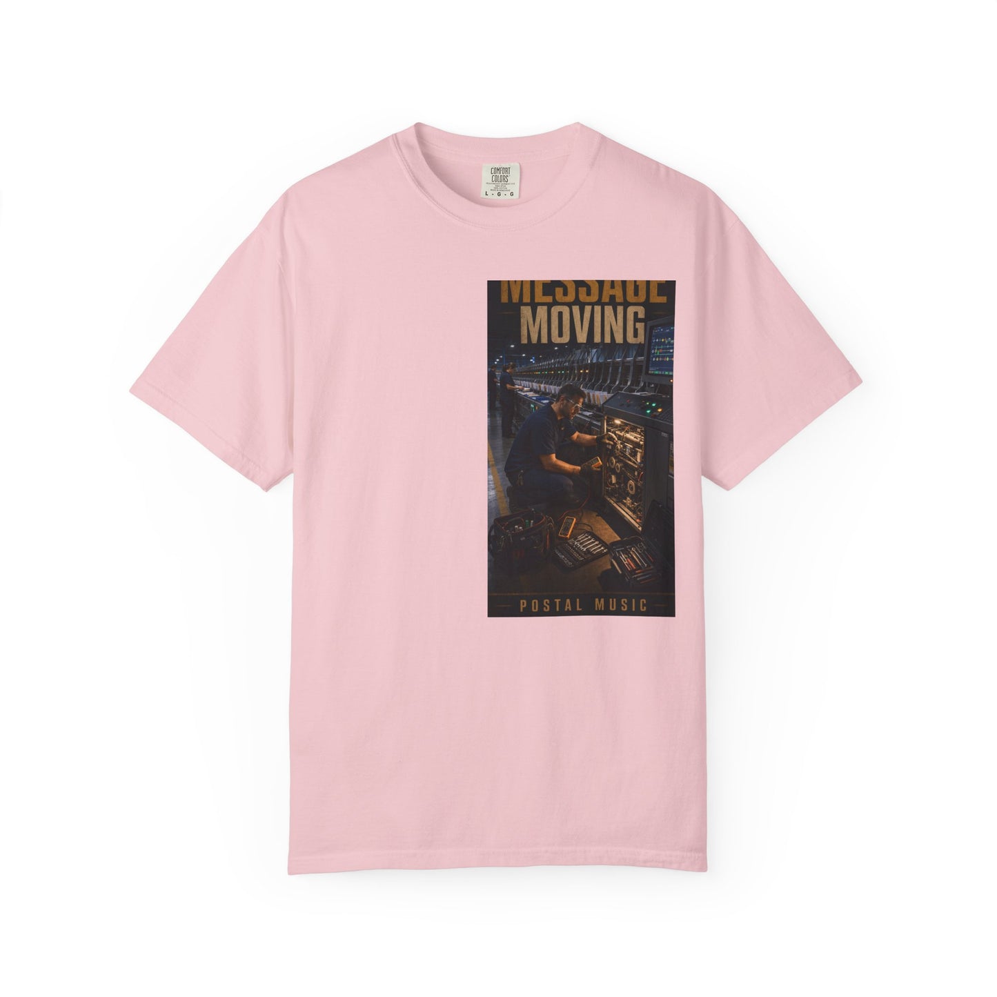 Postal Music — Keep the Message Moving — Garment-Dyed T-Shirt