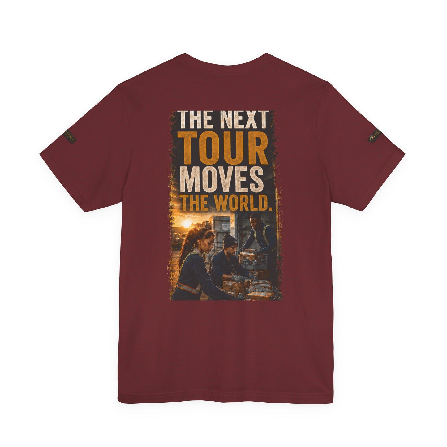 Postal Music — The Next Tour Premium Unisex T-Shirt — Color Group 3 of 11