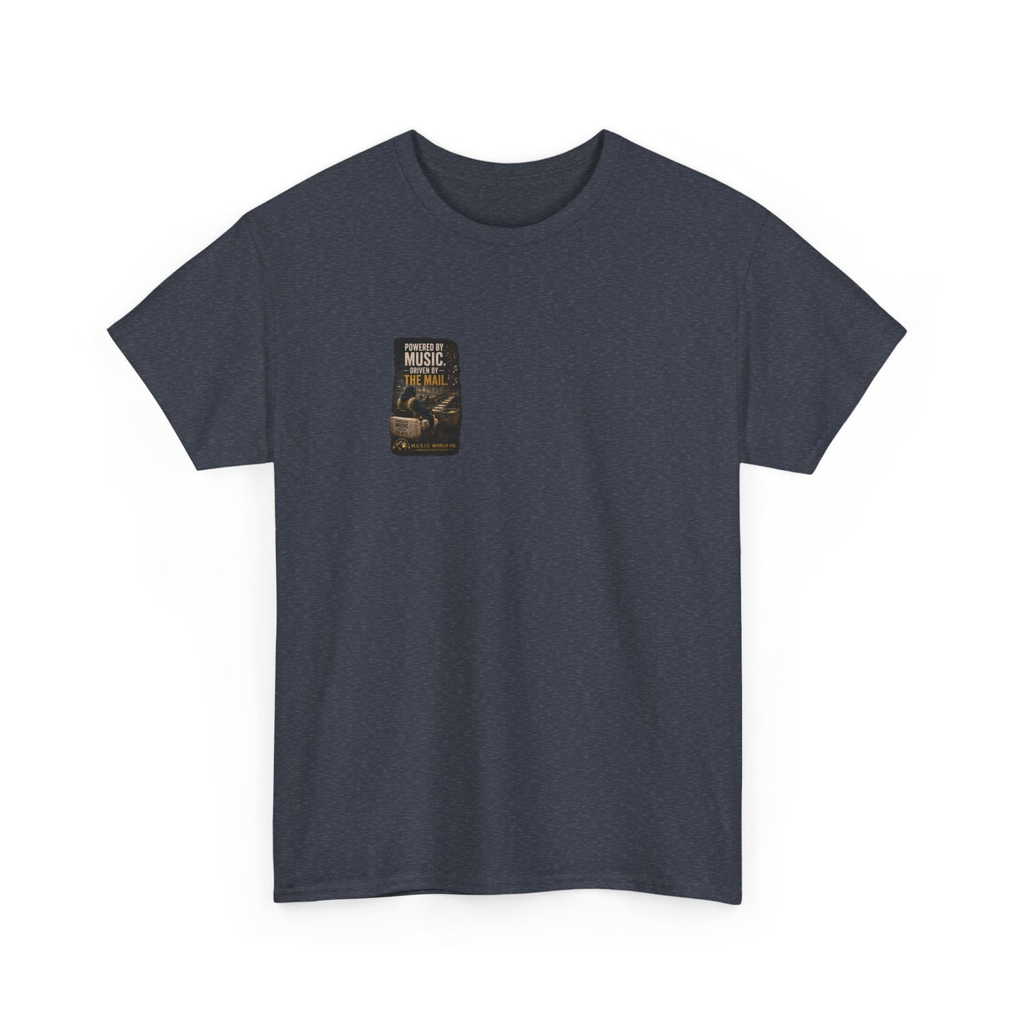 Postal Music - Powered by Music Premium T-Shirt - Colorways C
