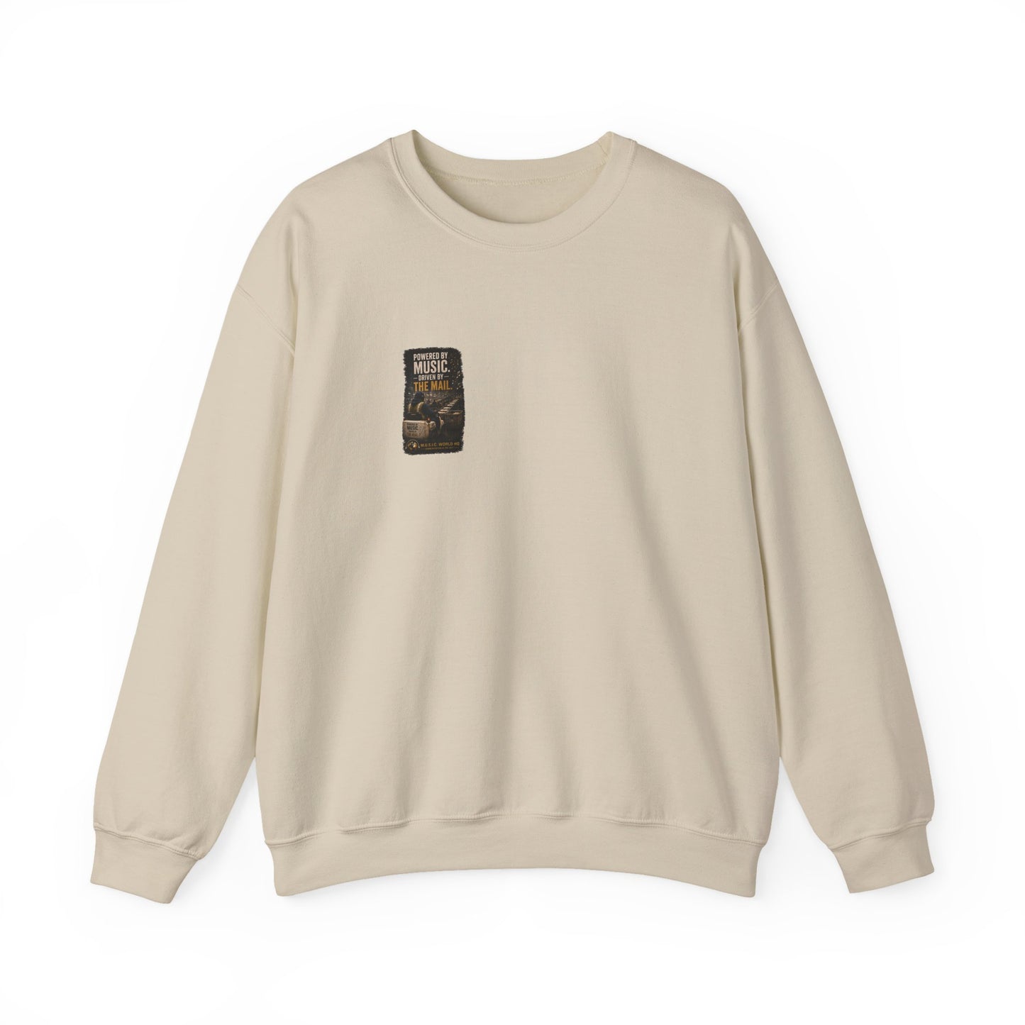 Postal Music - Powered by Music Crewneck Sweatshirt - Colorways C