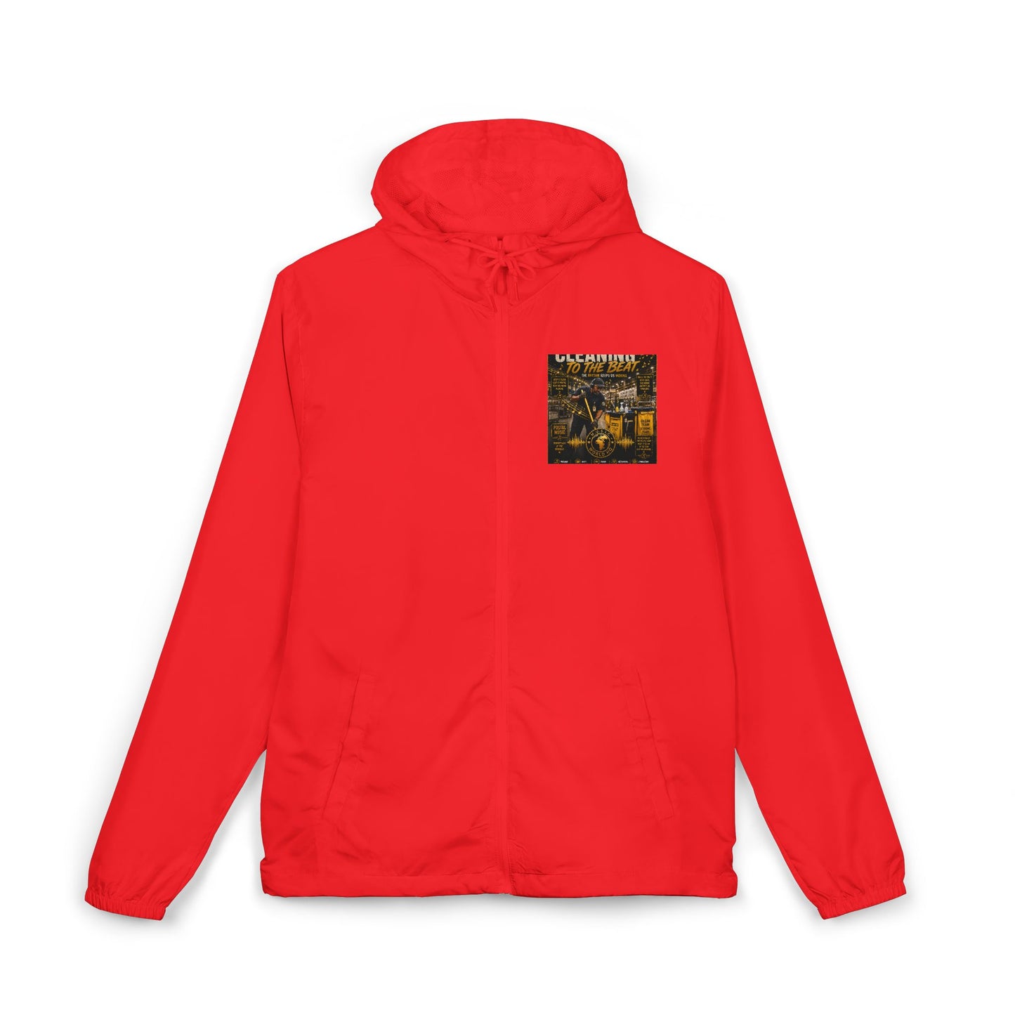Cleaning to the Beat — Athletic Track Jacket