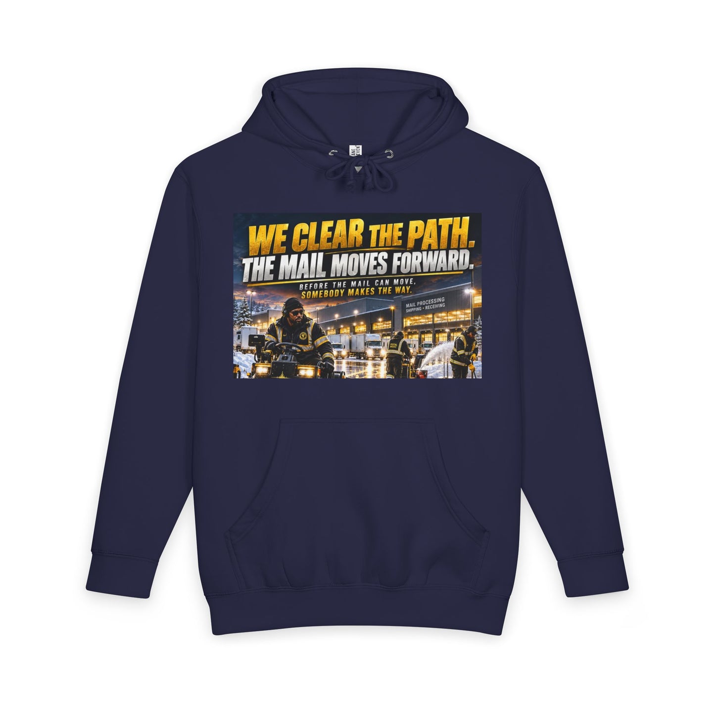Postal Music - We Clear the Path - Men's Heavyweight Hoodie