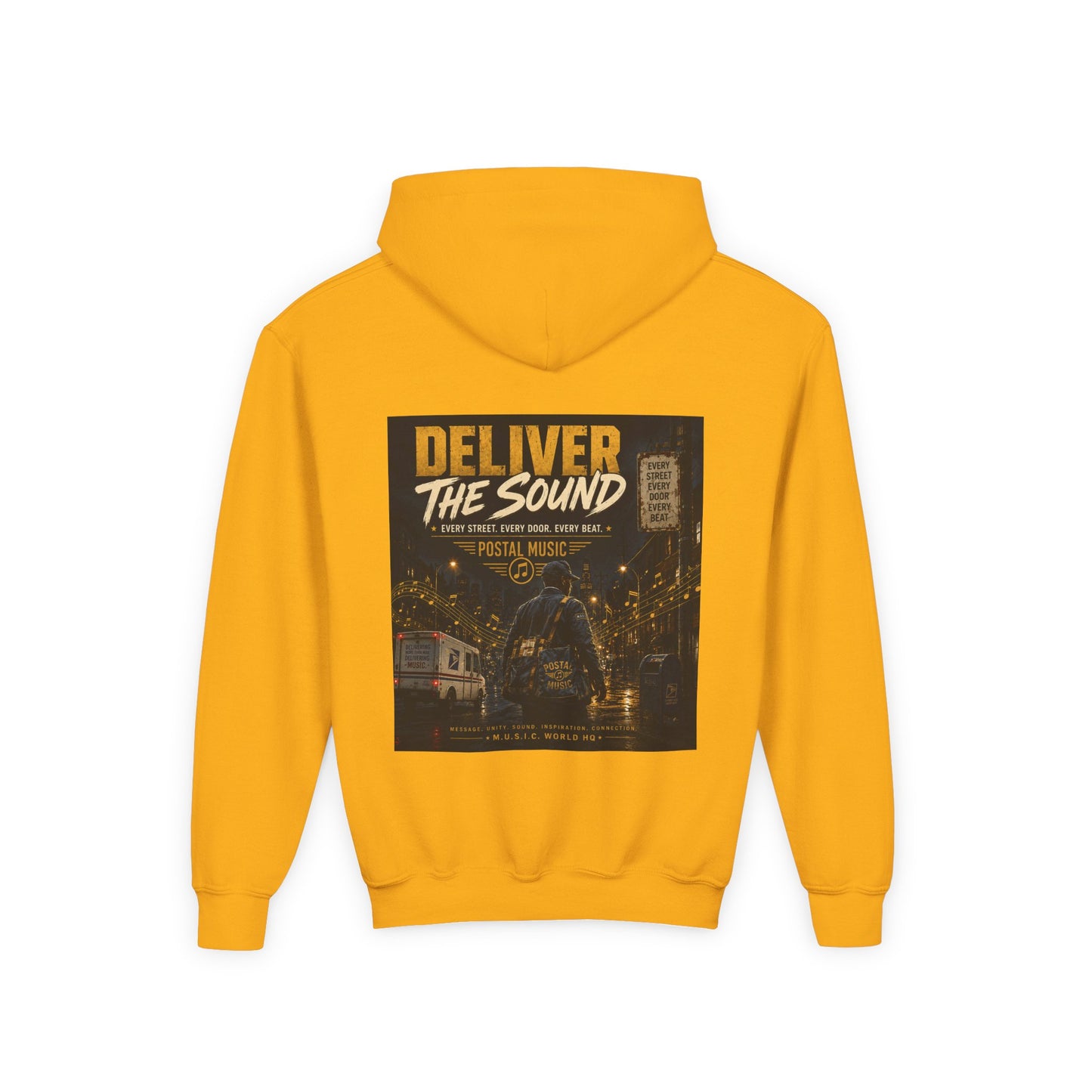 Postal Music — Deliver the Sound — Youth Hoodie