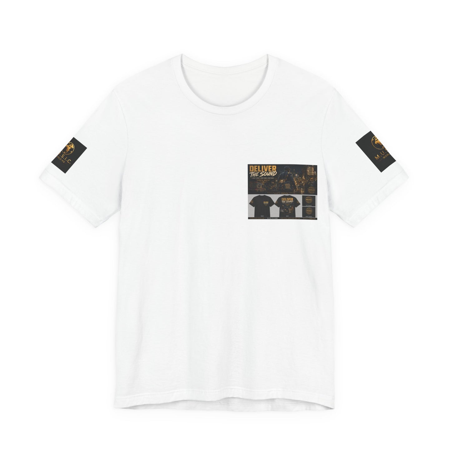 Postal Music — Deliver the Sound — Premium Unisex T-Shirt