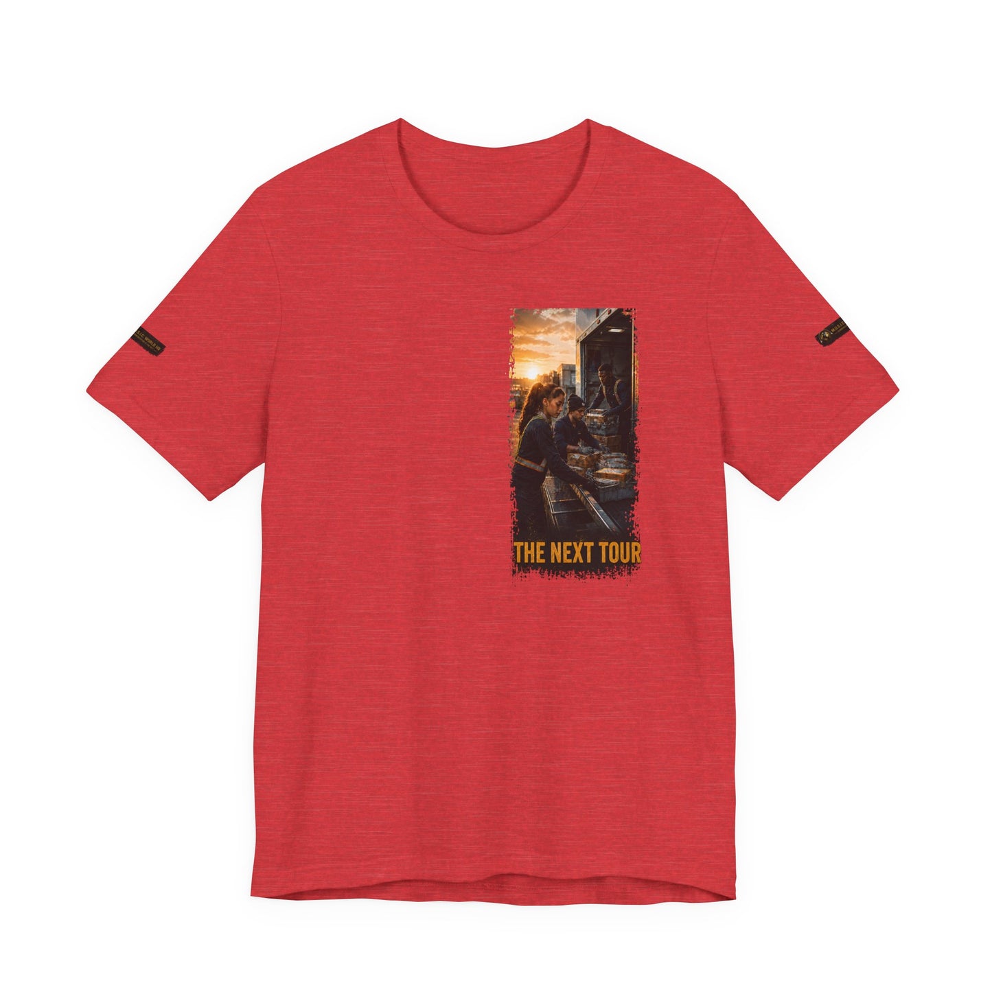 Postal Music — The Next Tour Premium Unisex T-Shirt — Color Group 6 of 11