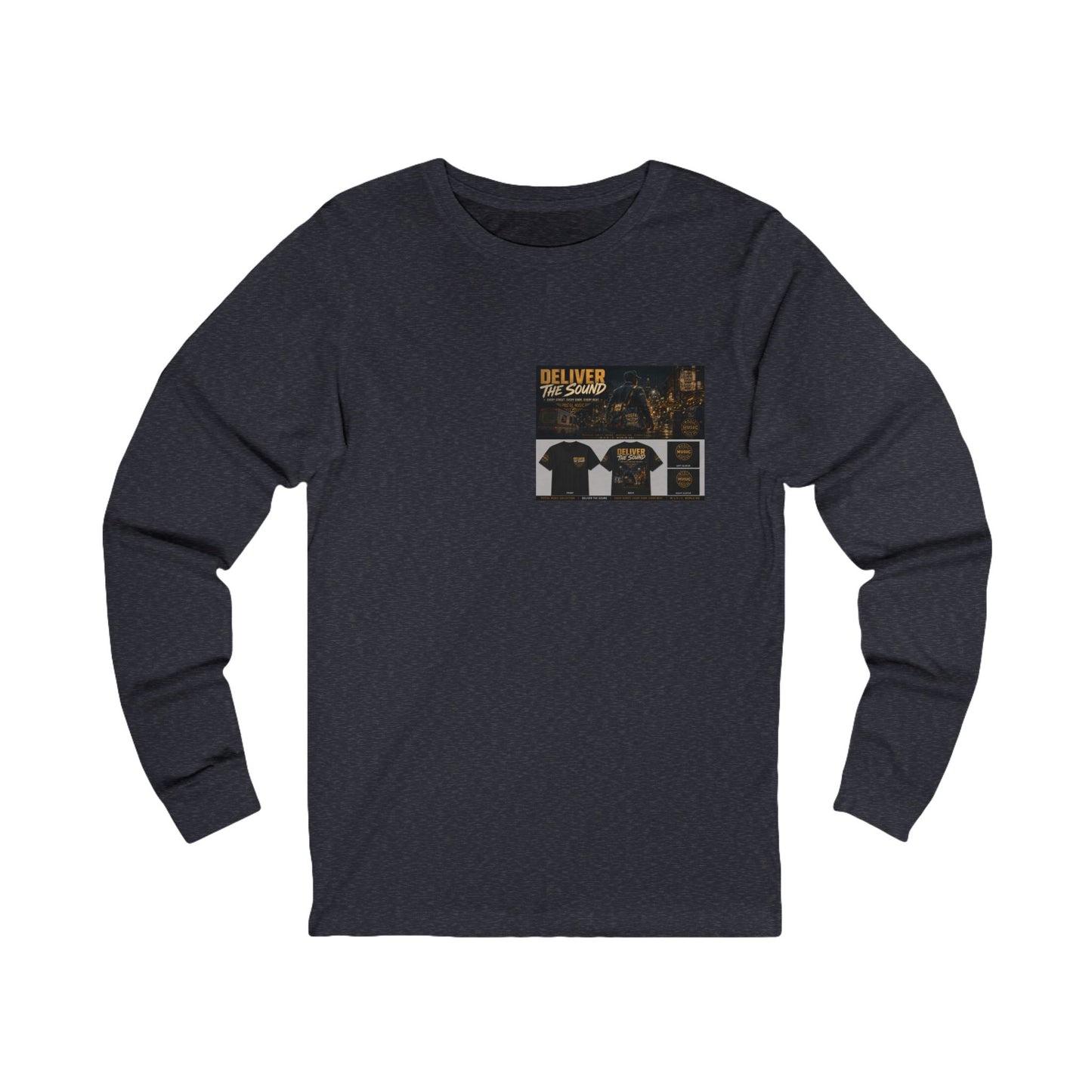 Postal Music — Deliver the Sound — Long-Sleeve T-Shirt