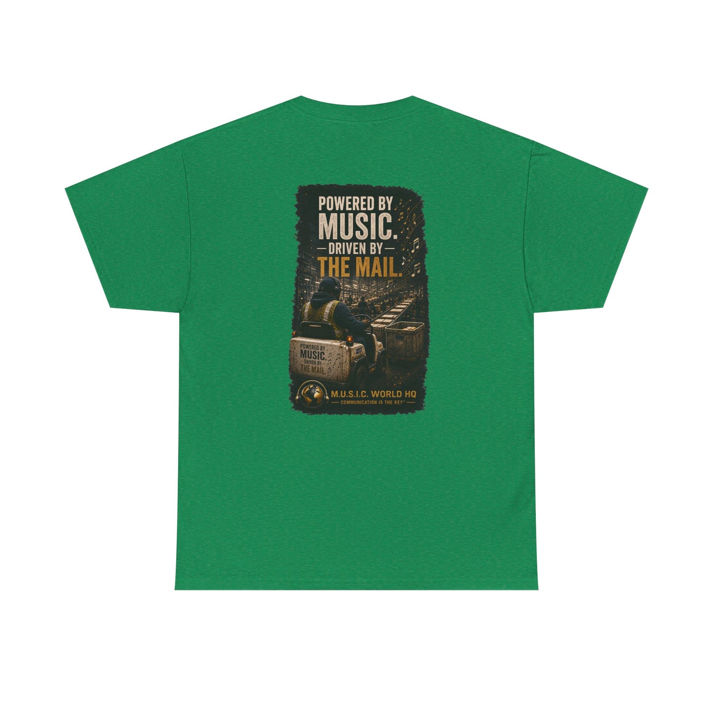 Postal Music - Powered by Music Premium T-Shirt - Colorways A