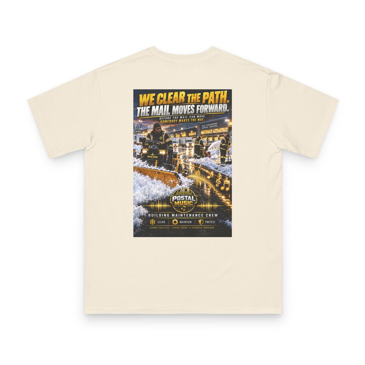 Postal Music - We Clear the Path - Men's Organic T-Shirt