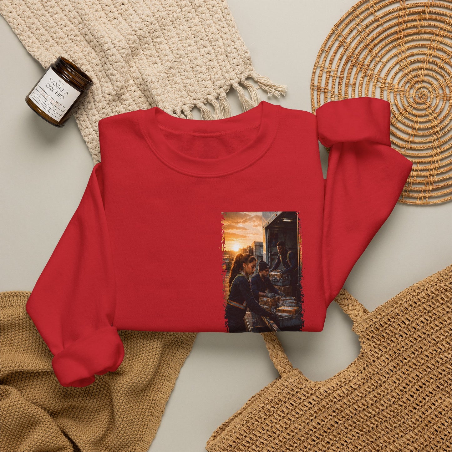 Postal Music — The Next Tour Core Crewneck Sweatshirt — Color Group 2 of 3