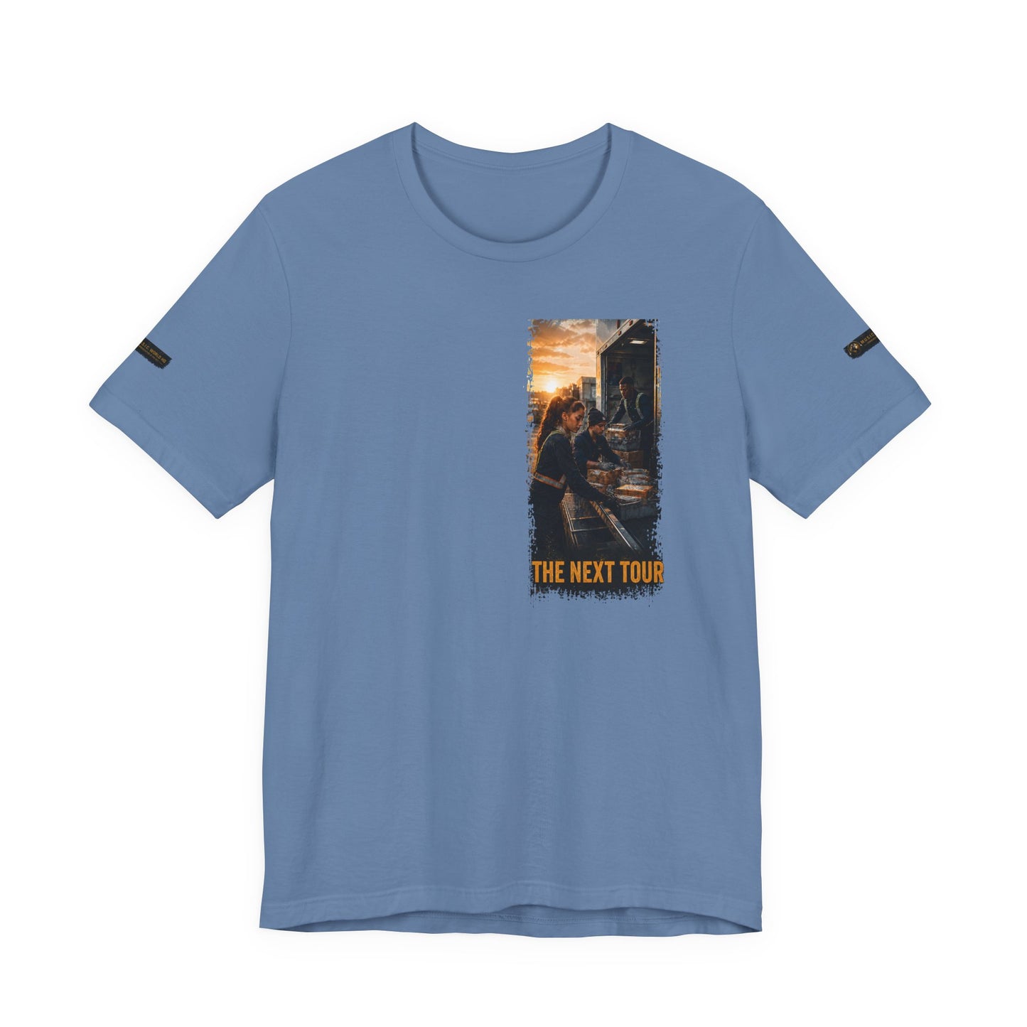 Postal Music — The Next Tour Premium Unisex T-Shirt — Color Group 7 of 11