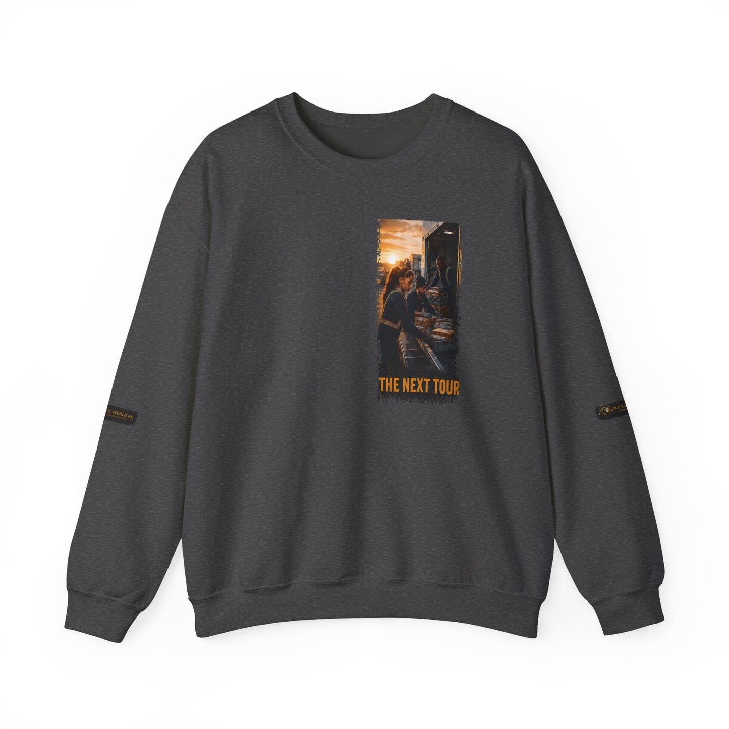 Postal Music — The Next Tour Core Crewneck Sweatshirt — Color Group 1 of 3