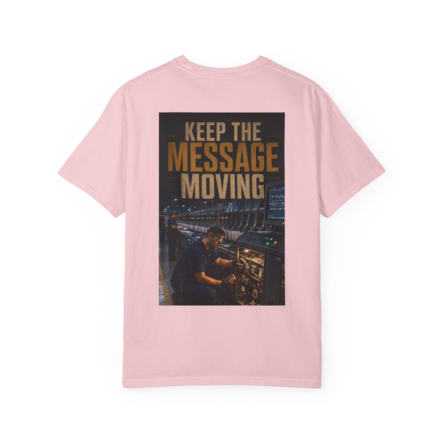 Postal Music — Keep the Message Moving — Garment-Dyed T-Shirt