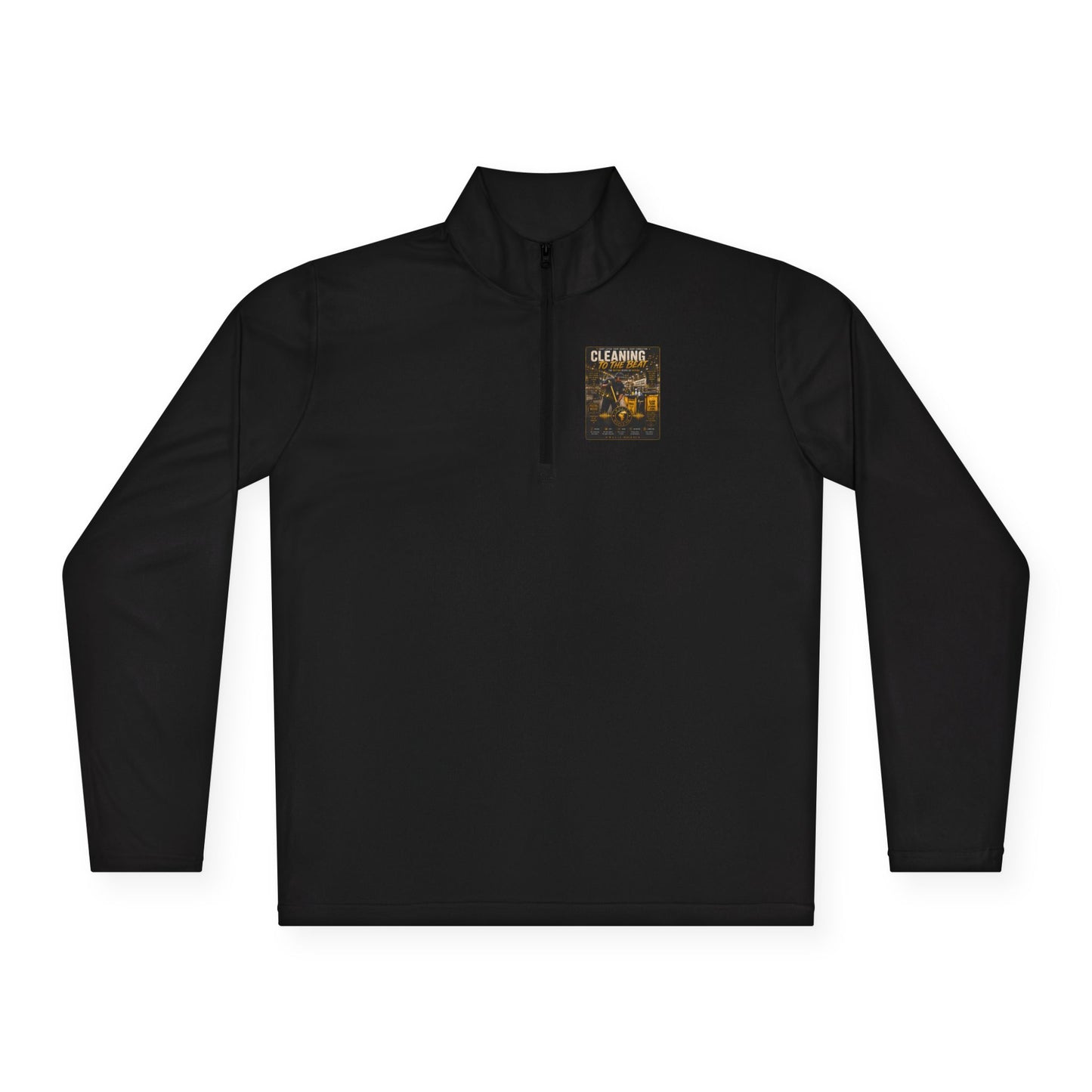 Cleaning to the Beat — Quarter-Zip Pullover