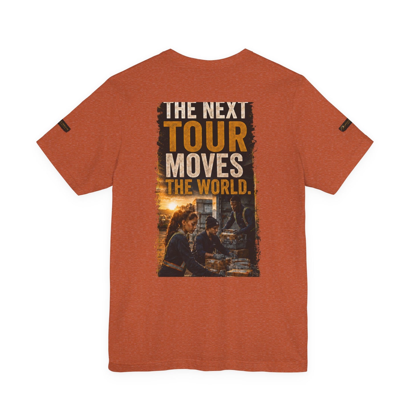Postal Music — The Next Tour Premium Unisex T-Shirt — Color Group 3 of 11
