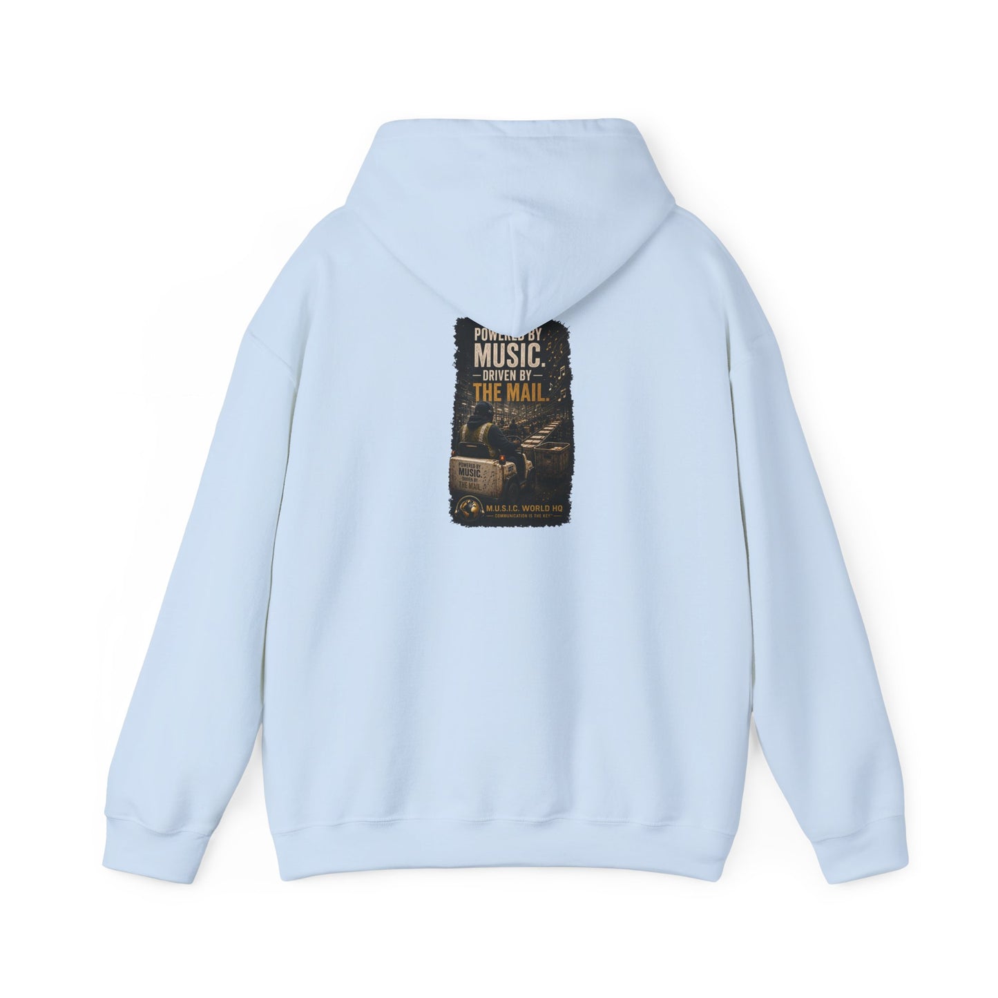 Postal Music - Powered by Music Hoodie - Colorways B