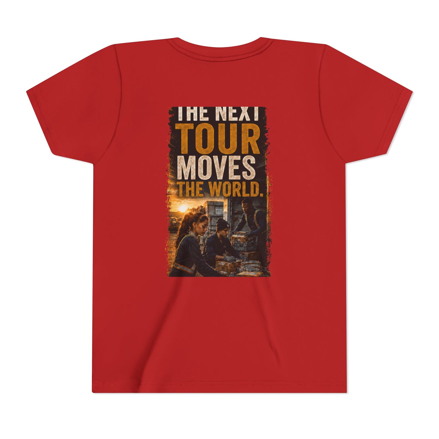 Postal Music — The Next Tour Youth T-Shirt — Color Group 1 of 2