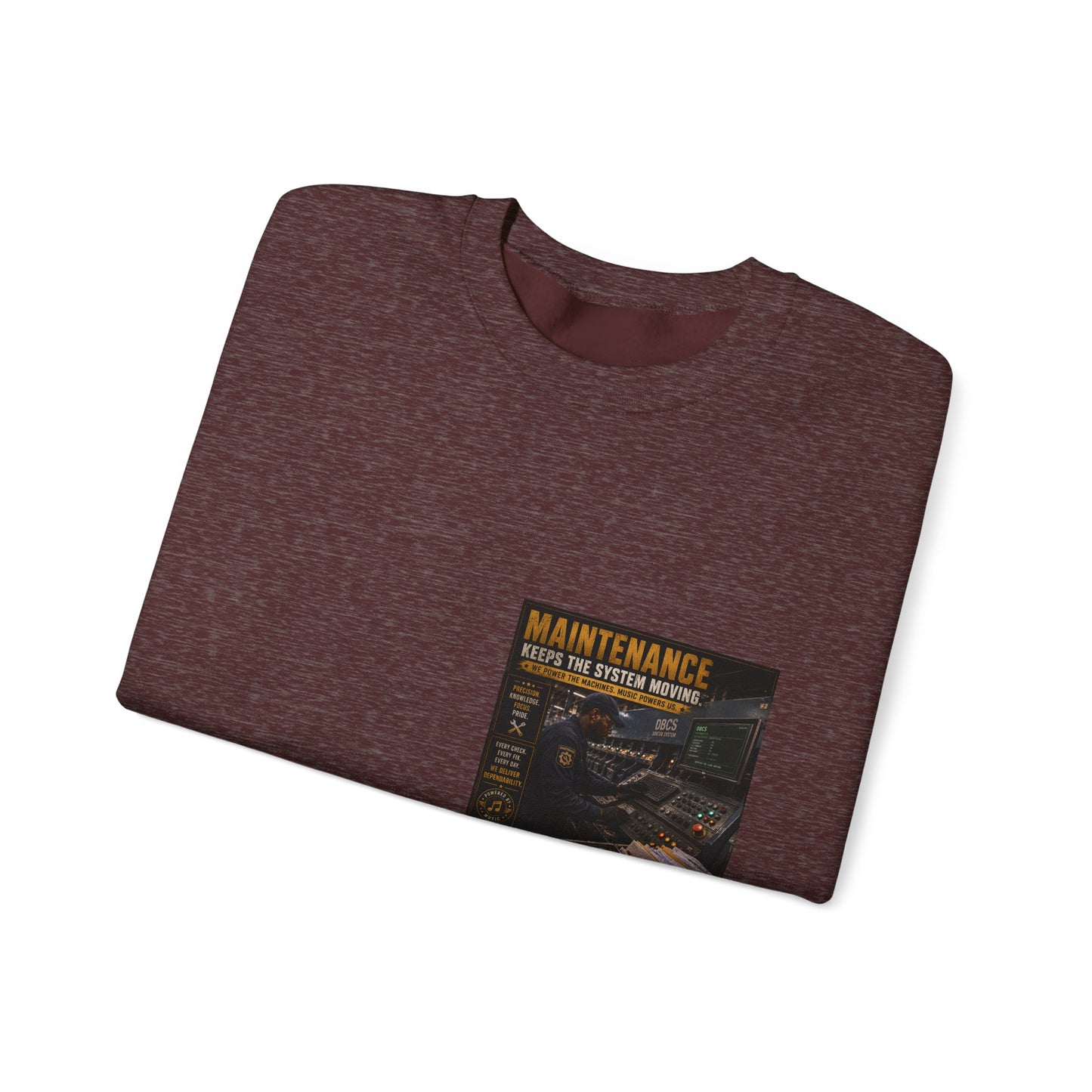 Postal Music — Maintenance Keeps the System Moving — Core Crewneck Sweatshirt